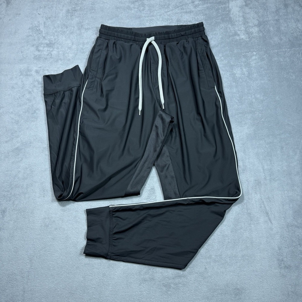 State & Liberty Performance Jogger Pants Mens M Black Stretch Athletic Taper
